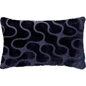 Hoii NADINE | sierkussen 30x50 cm | Insignia Blue | blauw | | met duurzame kussenvulling