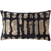 Hoii DELPHINE | sierkussen 30x50 cm | Raven | zwart |