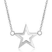 Cilla Jewels Dames ketting Edelstaal Star Zilverkleurig
