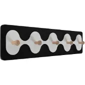 Present Time coatrack rizar medium & wit