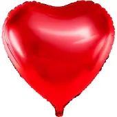 Unique - Rode hart folie ballon