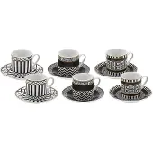 Karaca Helenistik – Porseleienen Koffiekopje Set – 80 ml