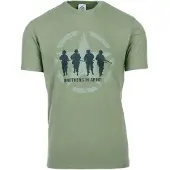 Fostex Garments - T-shirt Brothers in Arms (kleur: Groen / maat: S)