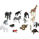 MOJO Wildlife Dieren Schoolpakket, 15dlg.