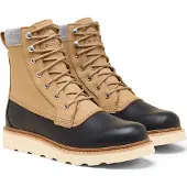 Sorel Veterboots 'SLABTOWN 62 CARIBOU' karamel / grijs gemêleerd / zwart