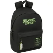 Stranger Things 14.1 inch laptoprugzak, 20 liter, 31x41x16 cm, zwart. Geschikt voor kinderen, zwart, one size