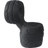 Perfect Fit SilaSkin Cock & Ball Ring - Zwart