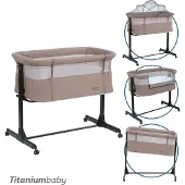 Titaniumbaby Co-sleeper Solid Milan Lush Taupe