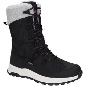 Hi-tec Sophia Nylon Dames Winter Enkellaarzen Jet Zwart/festival Fuchsia