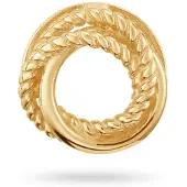 Glow 220.0312.00 Dames Hanger Triple Tors 14 Karaat Goud