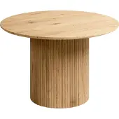 Beliani SHEHO - Eettafel - Lichtbruin - 120 cm - MDF