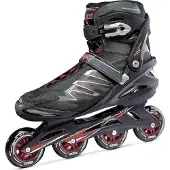 Roces Big Zyx 90 Heren Skeelers – 4x90mm Wielen – Fitness / Speed Inline Skates – Zwart Rood – Maat 52