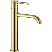 REA Lungo Diamond high - Wastafelkraan - Gouden - 12X4X30CM