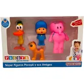 Bandai Friends Pocoyo With Figure 4 Units Roze
