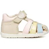 Geox Sandalen 'Maccnia' ecru / lichtbeige / lichtblauw / rosé