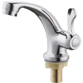 INF Waterkraan met ingebouwde koperen klep