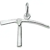 Trendjuwelier huiscollectie Hanger Zilver Pikhouweel