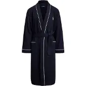 Ralph Lauren Badjas lang navy / wit