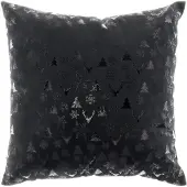 Unique living | kussen bernt 45x45cm black | kussen woonkamer of slaapkamer