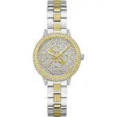 GUESS Analoog horloge goud / zilver
