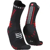 Compressport Pro Racing Socks v4.0 Trail-sokken Zwart/Rood