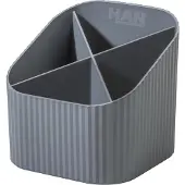 HAN KARMA Pennenpot 17248-18 PP (Polypropeen) Grijs 111 mm (B) X111 mm (D) X 105 mm (H)