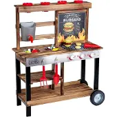 KleinToys Klein Barbeque Country Houten Speelset