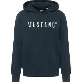 Mustang Sweatshirt 'Bronson' donkerblauw / wit