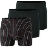 Schiesser Boxershorts '95/5 Essentials' rood / zwart / wit