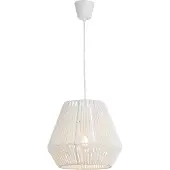 Lighto | Hanglamp Rotan Wit Ø32 cm - Plafondlamp - Japandi Lamp - Eetkamer - Slaapkamer - Woonkamer - Evo