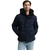Tom Tailor Winterparka donkerblauw / zwart