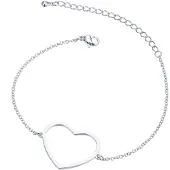 Cilla Jewels Dames Armband Hart Zilver