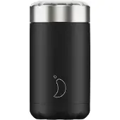 Chilly's Bottles Chilly's Monochrome Black, Kom, Rond, 0,5 l, Zwart, Roestvrijstaal, 6 uur