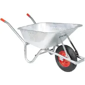 vidaXL Kruiwagen 90 L 150 kg gegalvaniseerd staal en kunststof