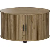 Vicco Selva Salontafel – 80 x 80 cm met schuifdeur Eiken