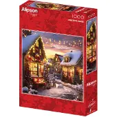 Alipson Puzzle Christmas House Puzzel (1000 stukjes)