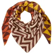 Codello Doek lichtbeige / donkerbruin / donkergeel / oranje