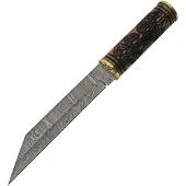 Damascus Celtic Triquetra Seax