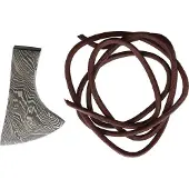 Damascus Damacus Axe Head Pendant