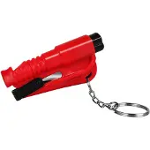 INF Sleutelhanger met raamverbreker en gordelsnijder (rood)