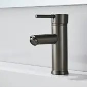 Saniclear Iron wastafelkraan verouderd ijzer - gunmetal