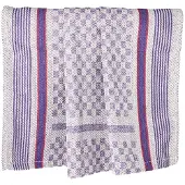 Sito 10 theedoeken 90 cm x 45 cm weiß/violett pitdoek