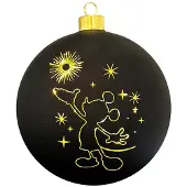 Disney kerstbal met verlichting Mickey Mouse - 15 cm