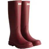 Hunter Dames Bordeauxrode Downpour hoge laarzen (41), Plat, Geen, Casual, Granaatappel, PVC FRU0001251