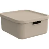 Rotho albula decoratie opbergbox 20l cappuccino
