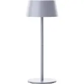 Brilliant Picco - oplaadbare Solar Tafellamp - Buiten - LED 4W 3000K - 3 Stepdim - IP44 - Grijs