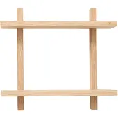 Andersen Furniture Treat Wandplank Dubbel 34x34 Cm - Wandplanken Eiken Oak - 4-421020