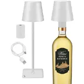 Beper Oplaadbare Tafellamp 2-in-1 Usb-c Wit (p201utp119)