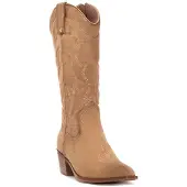 Xti Dames Laarzen 144308 beige (39), 3 tot 5 cm, Ritssluiting, Casual 14430803-BEIGE