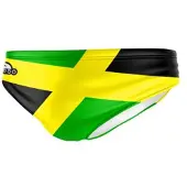 Turbo Jamaica Swimming Brief Groen,Geel 5-6 Years Jongen